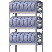Стеллаж для гаража для хранения колес и шин (Индивидуальные размеры)